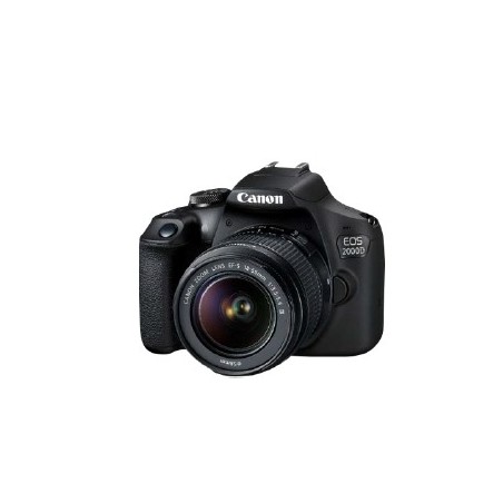 Canon EOS 2000D BK 18-55 IS II EU26 24,7Megapixel Sort Digitalkamera